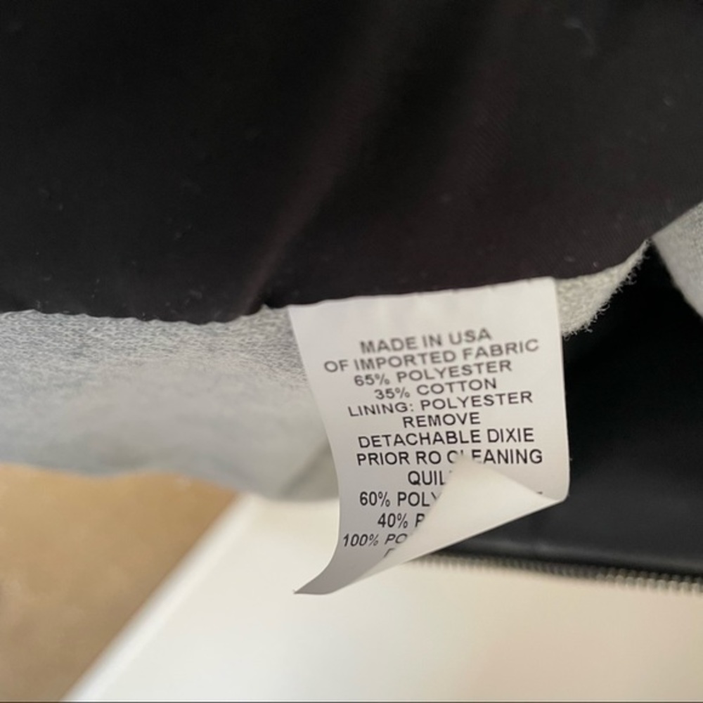 EUC Drew Gray Blazer with detachable Leather Dixie, M - Picture 10 of 10
